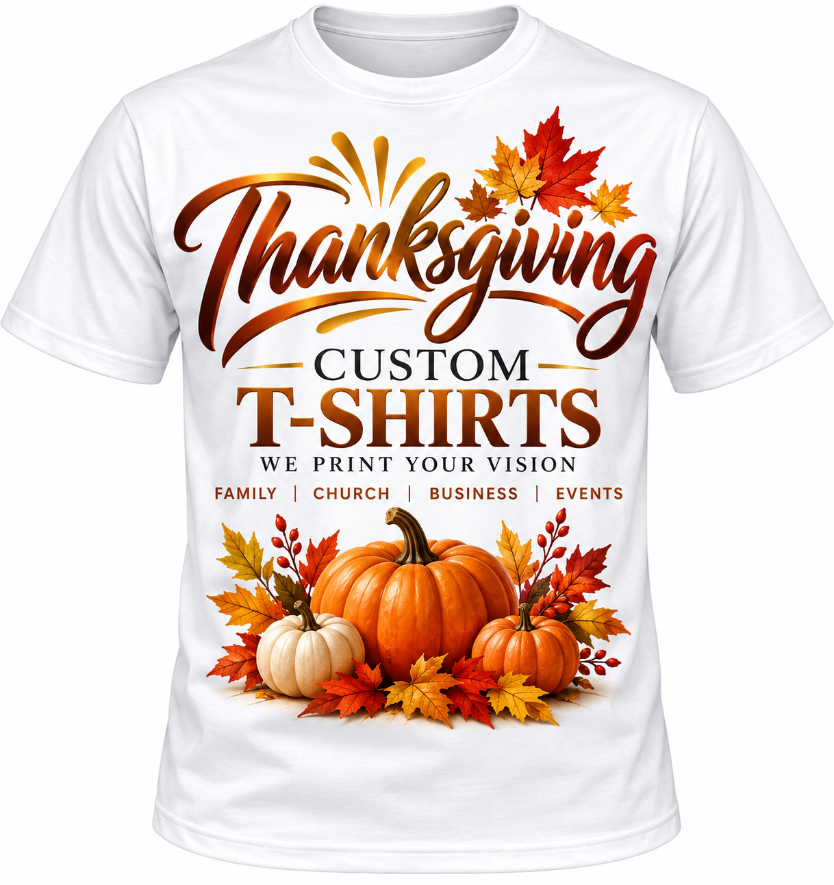 Custom printed t-shirt